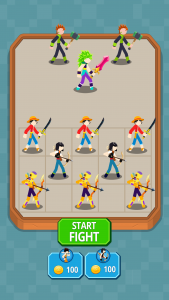 اسکرین شات بازی Stickman Warriors - Merge Hero 1