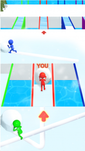 اسکرین شات بازی Snow Race: Snow Ball.IO 4