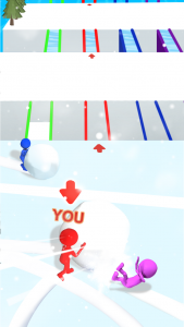 اسکرین شات بازی Snow Race: Snow Ball.IO 3