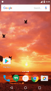 اسکرین شات برنامه Sunset Live Wallpaper - Flying Bird LWP 5