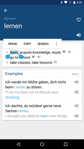 اسکرین شات برنامه German English Dictionary & Tr 2