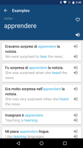 اسکرین شات 3 برنامه Italian English Dictionary