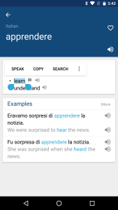 اسکرین شات 2 برنامه Italian English Dictionary
