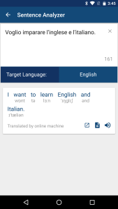 اسکرین شات 4 برنامه Italian English Dictionary