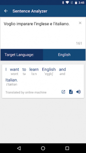 اسکرین شات برنامه Italian English Dictionary & Translator Free 4
