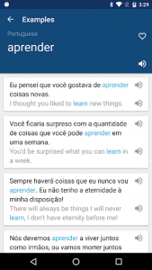 اسکرین شات برنامه Portuguese English Dictionary & Translator Free 2