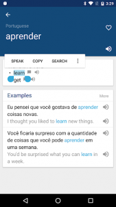 اسکرین شات برنامه Portuguese English Dictionary & Translator Free 1