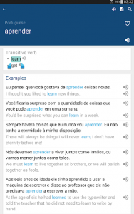 اسکرین شات برنامه Portuguese English Dictionary & Translator Free 6