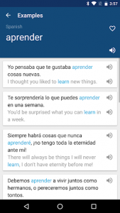 اسکرین شات برنامه Spanish English Dictionary & Translator Free 2