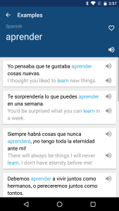 اسکرین شات 2 برنامه Spanish English Dictionary
