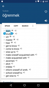 اسکرین شات 1 برنامه Turkish English Dictionary