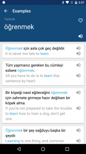 اسکرین شات 2 برنامه Turkish English Dictionary