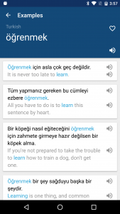 اسکرین شات برنامه Turkish English Dictionary 2