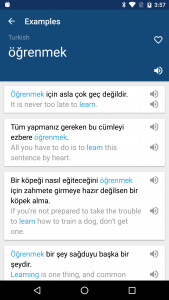 اسکرین شات برنامه Turkish English Dictionary İng 2