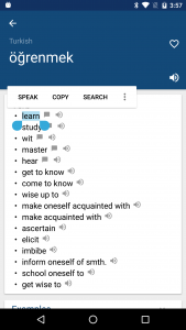 اسکرین شات برنامه Turkish English Dictionary 1