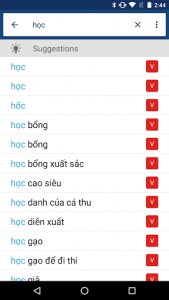 اسکرین شات برنامه Vietnamese English Dictionary & Translator Free 4