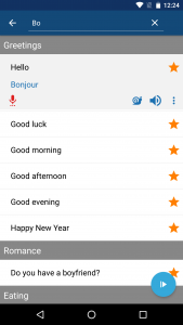 اسکرین شات برنامه Learn French | Translator 4