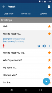 اسکرین شات برنامه Learn French | Translator 2