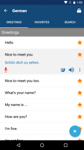 اسکرین شات برنامه Learn German | Translator 2