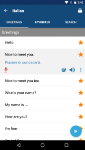 اسکرین شات برنامه Learn Italian | Translator 2