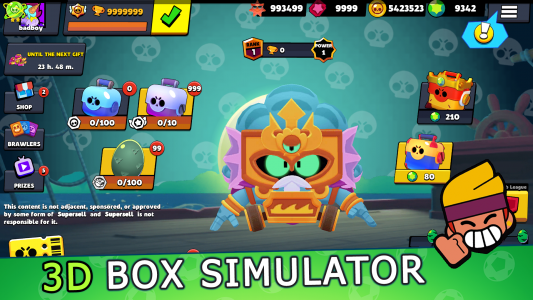 اسکرین شات بازی Box Simulator for Brawl Stars 1