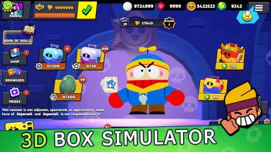 اسکرین شات بازی Box Simulator for Brawl Stars 1