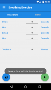 اسکرین شات 2 برنامه Breathing exercise