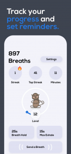 اسکرین شات برنامه Breathwrk: Breathing Exercises 6