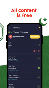 اسکرین شات برنامه Learn Arabic - Beginners 2