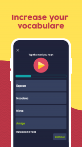 اسکرین شات برنامه Learn Spanish - Beginners 5