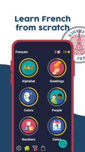 اسکرین شات برنامه Learn French - Beginners 1