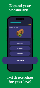 اسکرین شات 4 برنامه Learn Italian - Beginners