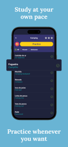 اسکرین شات 3 برنامه Learn Portuguese - Beginners