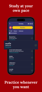 اسکرین شات 3 برنامه Learn Thai - Beginners