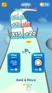 اسکرین شات بازی Crowd Fish 3D 1