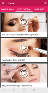 اسکرین شات برنامه Step By Step Eye Makeup 6