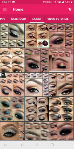 اسکرین شات برنامه Step By Step Eye Makeup 5