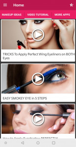 اسکرین شات برنامه Step By Step Eye Makeup 3