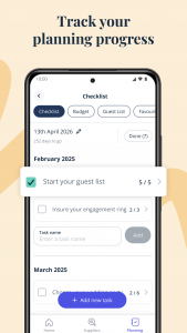 اسکرین شات 4 برنامه Bridebook - Wedding Planner