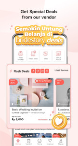 اسکرین شات 2 برنامه Bridestory: Wedding Super App