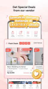 اسکرین شات 2 برنامه Bridestory: Wedding Super App