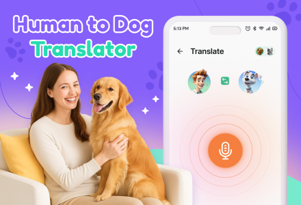 اسکرین شات 1 برنامه Human to Dog Translator