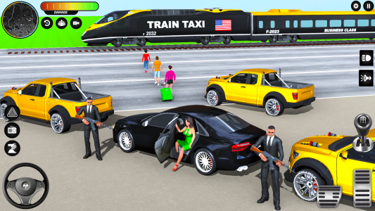 اسکرین شات 5 بازی Crazy Car Driving: Taxi Games