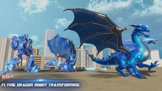 اسکرین شات بازی Flying Dragon Robot Transforming Dragon Games 5