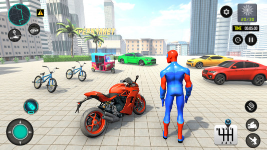 اسکرین شات برنامه Spider Hero Game Spider Rope 3