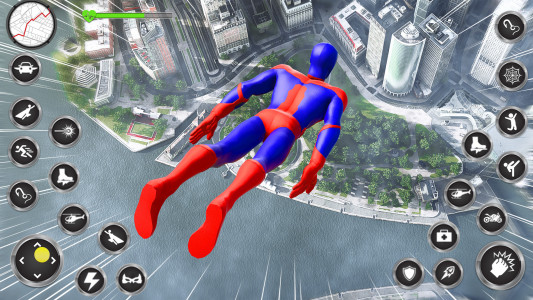 اسکرین شات برنامه Spider Hero Game Spider Rope 2