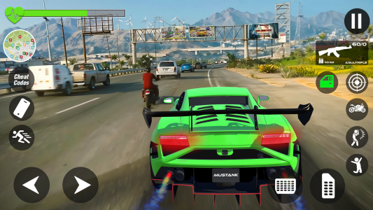 اسکرین شات 4 برنامه Rope City War: Gangster Game