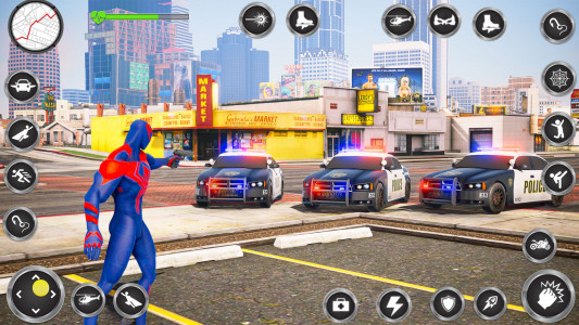 اسکرین شات برنامه Spider Hero Game Spider Rope 4