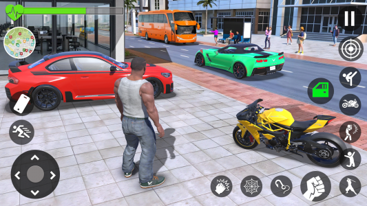 اسکرین شات 5 برنامه Rope City War: Gangster Game