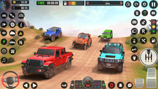 اسکرین شات 5 بازی Offroad Car Driving Jeep Games
